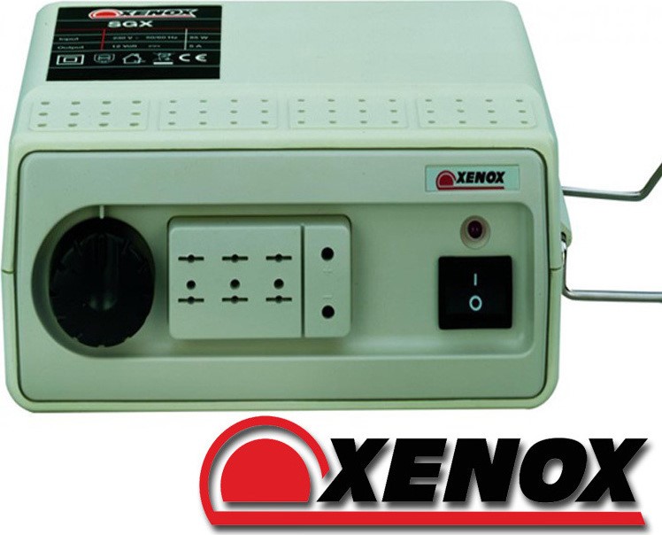 Μετασχηματιστής με 3 υποδοχές 5A και Ρύθμιση Ταχύτητας 68704 XENOX