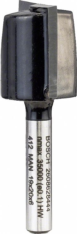 Κοπτικό Ρούτερ Φρέζα Αυλακώσεων Δίκοπη 6mm (D)19.0mm/(L)-19.6mm Σκληρομέταλλο BOSCH