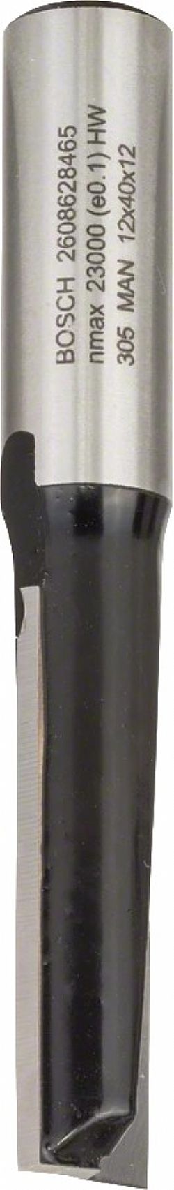 Κοπτικό Ρούτερ Μακριά Φρέζα Αυλακώσεων Δίκοπη 12mm (D)12.0mm/(L)-40.0mm Σκληρομέταλλο BOSCH