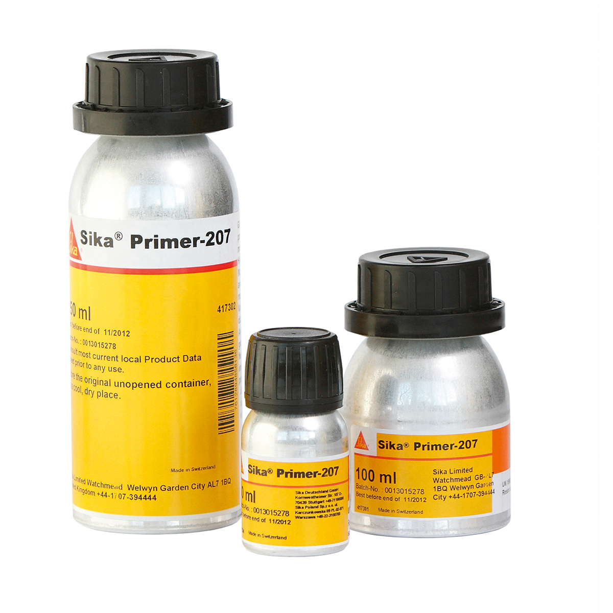 SIKA PRIMER-207, ΑΣΤΑΡΙ ΠΡΟΣΦΥΣΗΣ, (ΜΑΥΡΟ), 