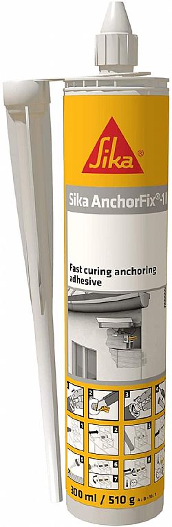 SIKA AnchorFix-1N Συγκολλητικό υλικό αγκυρώσεων ταχείας ωρίμανσης 300ml