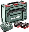 Σετ Μπαταριών 2x10,0Ah LIHD, 18V + φορτιστής ASC 145+ MetaBOX215 METABO