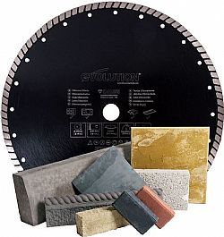 Δίσκος 355mm Διαμαντέ για Αδρανή Υλικά Γενικής Χρήσεως RAGEBLADE355DIAMOND EVOLUTION