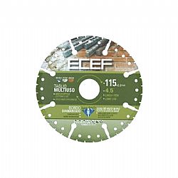Διαμαντόδισκος 115mm MULTI Κοπής για Μέταλλα - Δομικά Υλικά ECEF