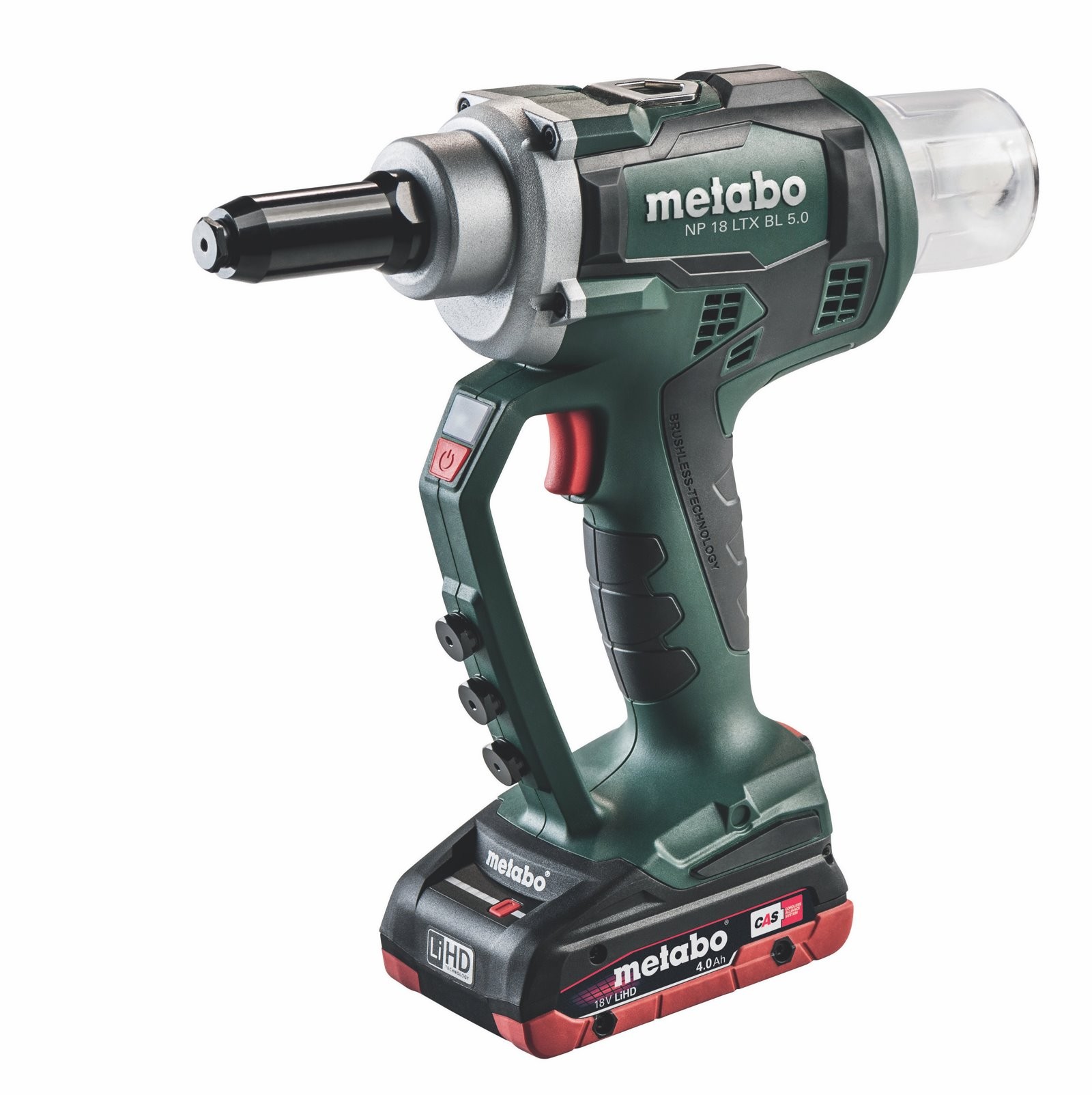 Περτσιναδόρος Μπαταρίας 18V NP 18 LTX BL 50 2X4,0Ah METABO