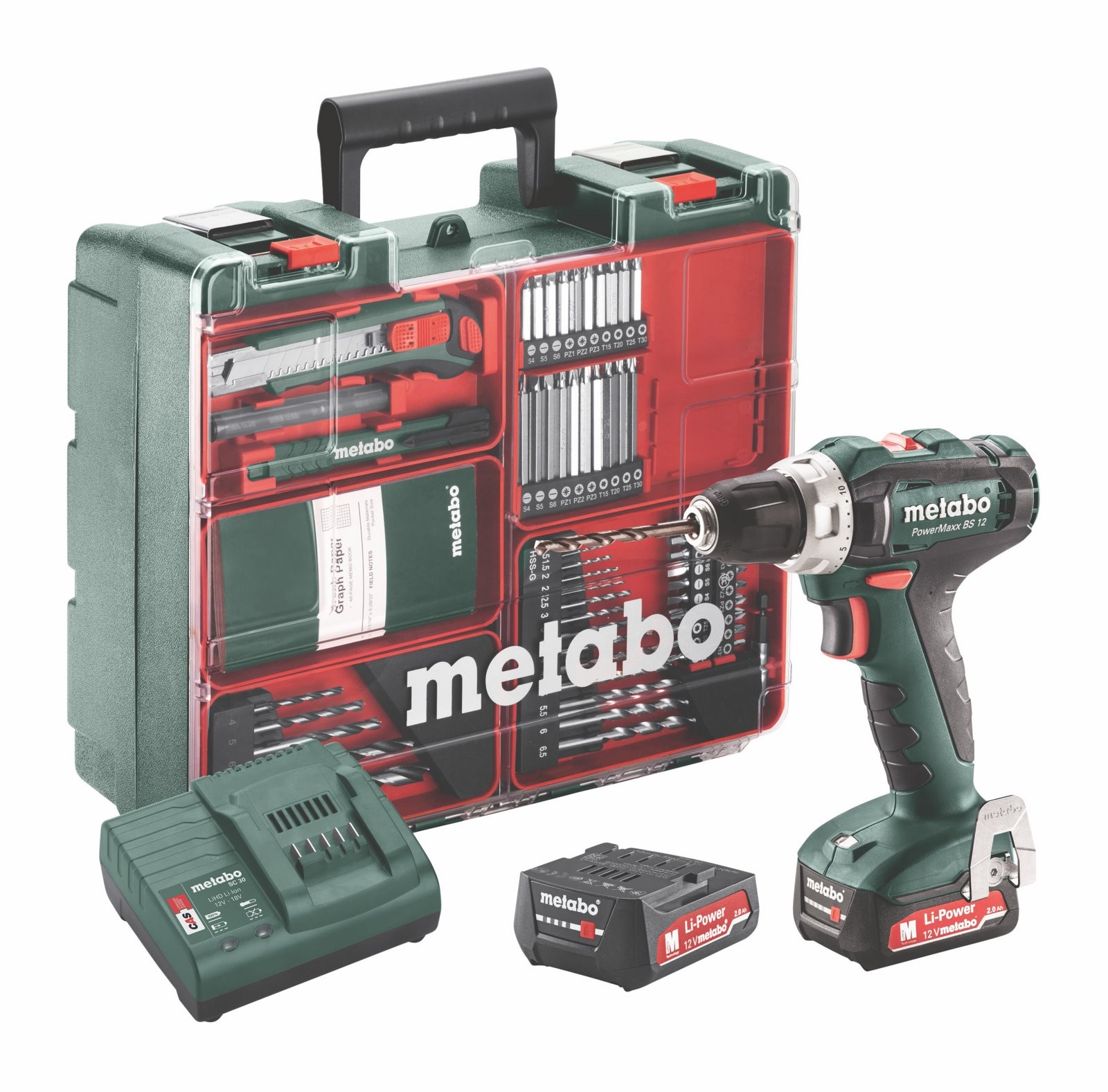 Δραπανοκατσάβιδο Μπαταρίας 12V PowerMaxx BS 12 Set METABO