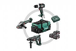 Σέτ Μπαταρίας Combo 3.1 SB 18 LT BL + W 18 L 9-125 Quick + KH 18 LTX 24 METABO
