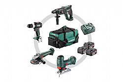 Σέτ Μπαταρίας Combo 4.3 SB 18 LT BL + W 18 L 9-125 Quick + KH 18 LTX 24 + STA 18 LTX 100 METABO