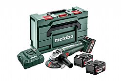 Γωνιακός Τροχός Μπαταρίας 18V (3 X 4.0AH) W 18 L 9-125 Quick & Set METABO