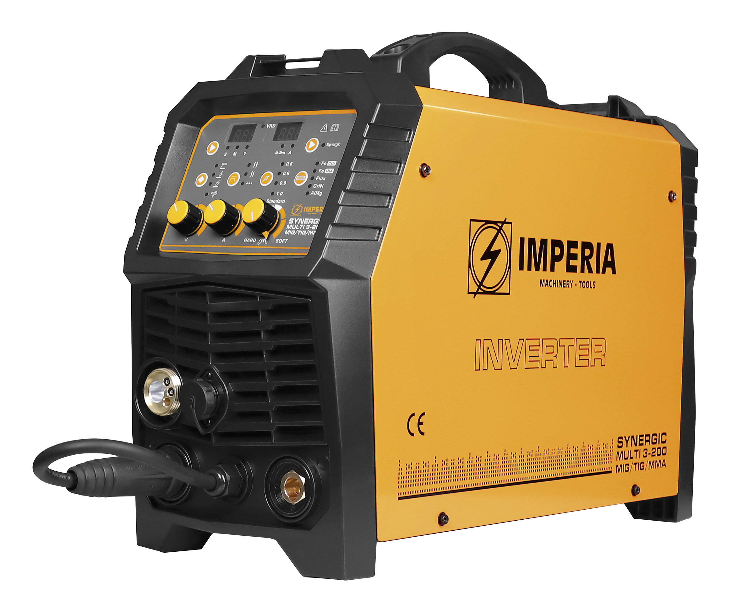 IMPERIA Synergic Multi 3-200 Ηλεκτροκόλληση Inverter (MIG/TIG/MMA)