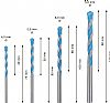 Σετ τρυπανιών EXPERT MultiConstruction CYL-9 4/5/6/8 mm 4τεμαχίων BOSCH