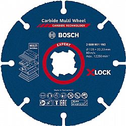 Δίσκοι κοπής EXPERT Carbide Multi 125mm Wheel X-LOCK BOSCH