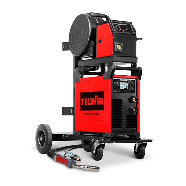 Ηλεκτροκόλληση Σύρματος INVERTER 230/400V SUPERMIG 350I PACK + TROLLEY TELWIN