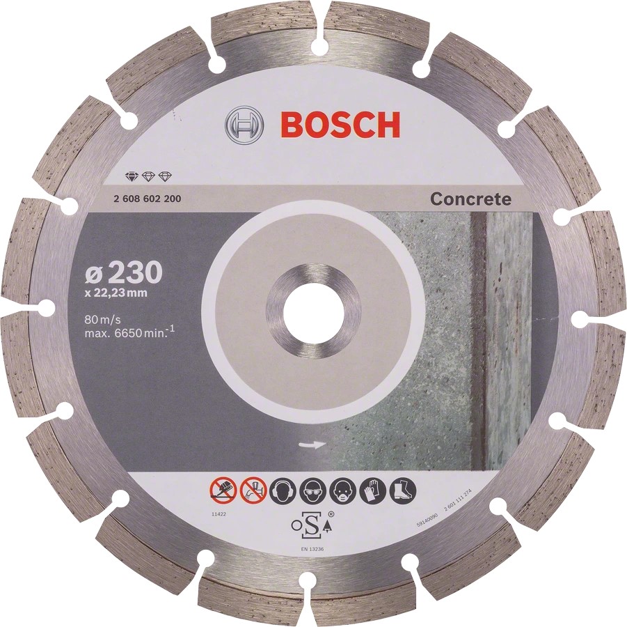 Διαμαντόδισκος Κοπής Standard for Concrete 230mm BOSCH