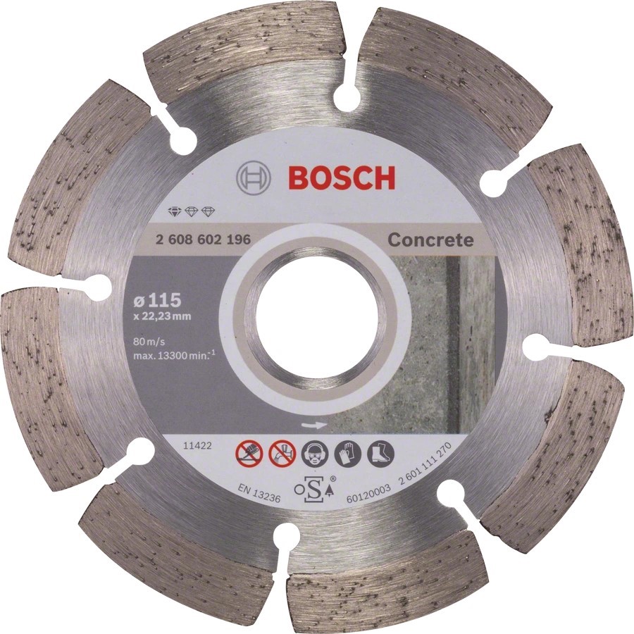 Διαμαντόδισκος Κοπής Standard for Concrete 115mm BOSCH