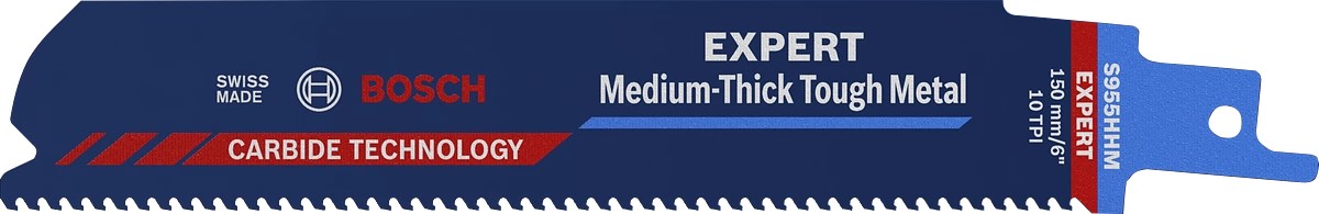 Σπαθόλαμα EXPERT 'Medium-Thick Tough Metal' 150mm S 955 HHM BOSCH