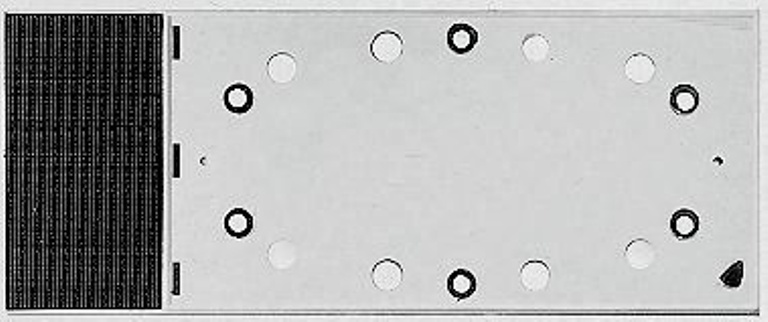 Εκτεταμένη Πλάκα Λείανσης για Παλμικό Τριβείο93x185mm 2608000190 BOSCH