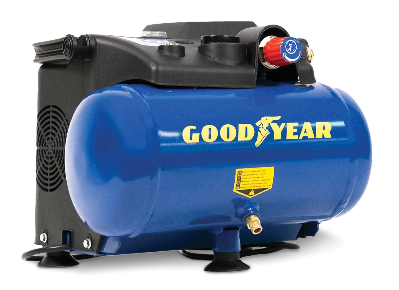 Αεροσυμπιεστής OILFREE 6Lit 1.5Hp GY166P GOODYEAR