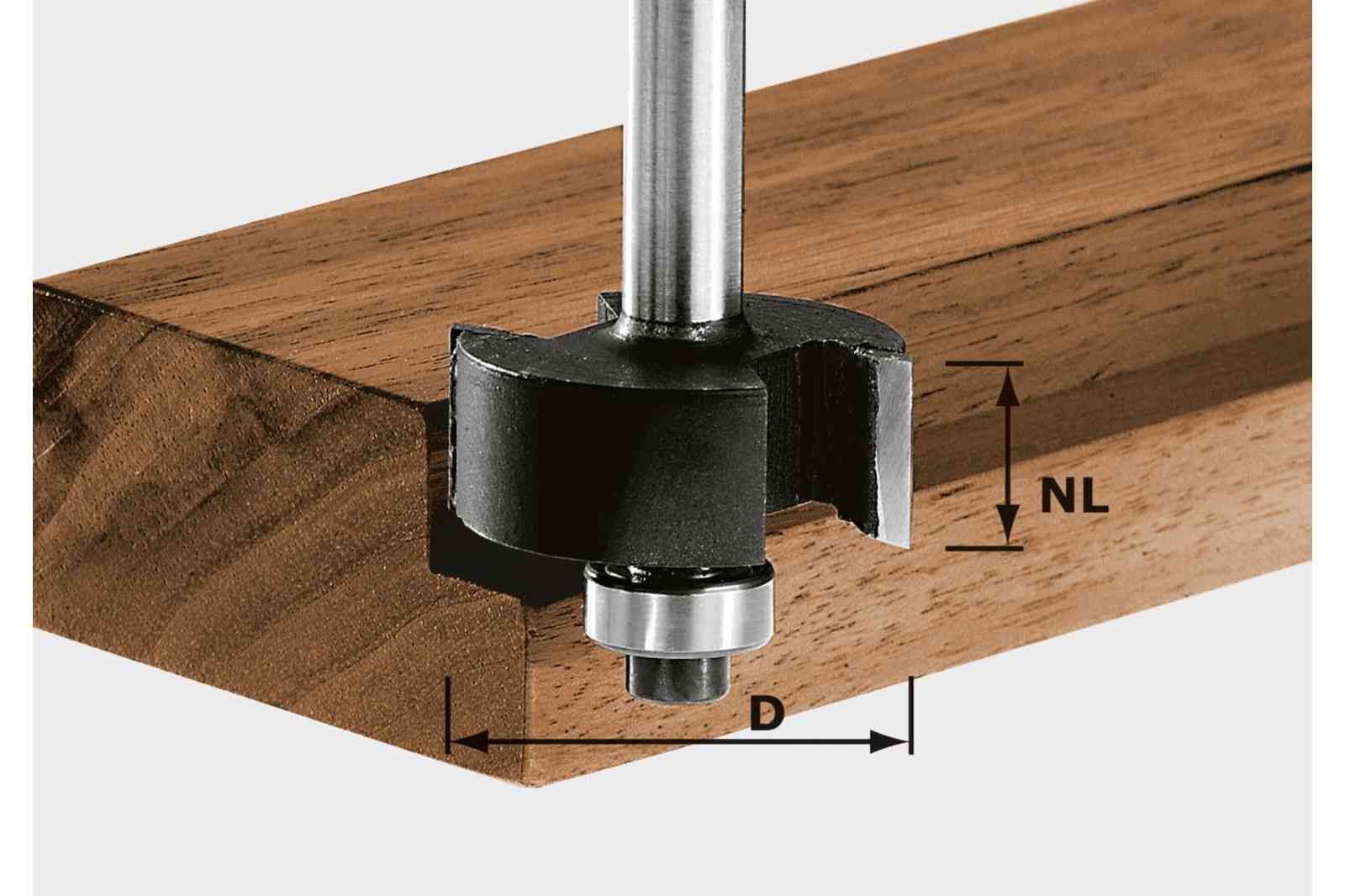 Κοπτικό Ρούτερ Πατούρας HW S8 D31,7/NL 12,7 FESTOOL
