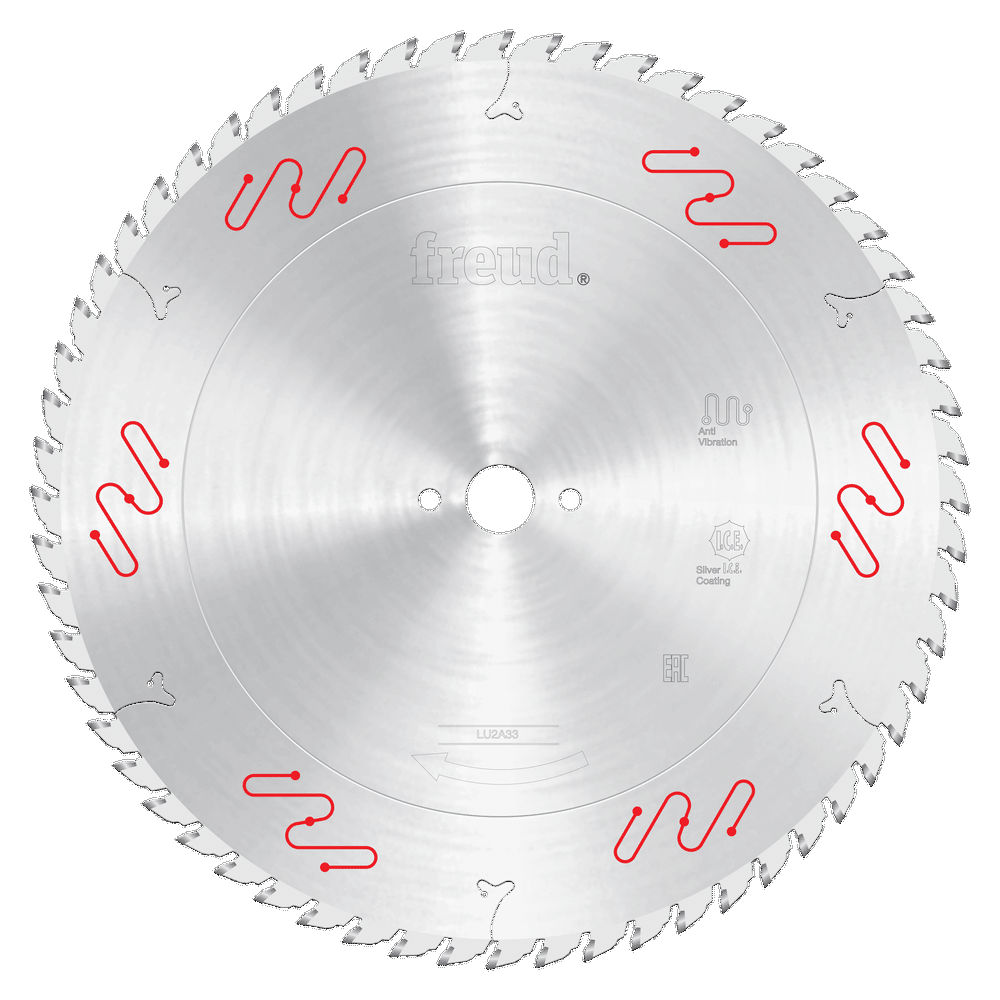 FREUD LU2A Διαμαντόδισκος Κοπής 450mm για Πάνελ και παράγωγα ξύλου