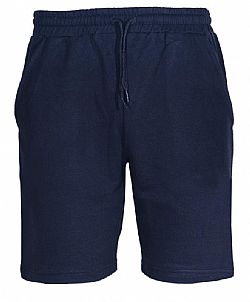 KPRIME 706 Ανδρική αθλητική βερμούδα με λάστιχο και κορδόνι Σκούρο Μπλε (Navy Blue)