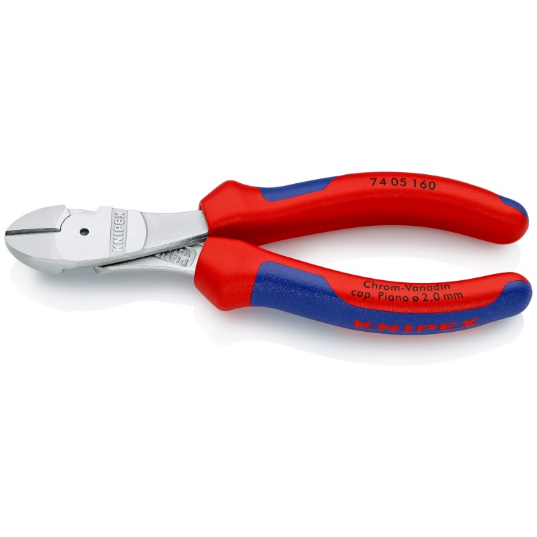 Πλαγιοκόφτης 160mm Ατσαλοσύρματος κοπής 2.Omm KNIPEX