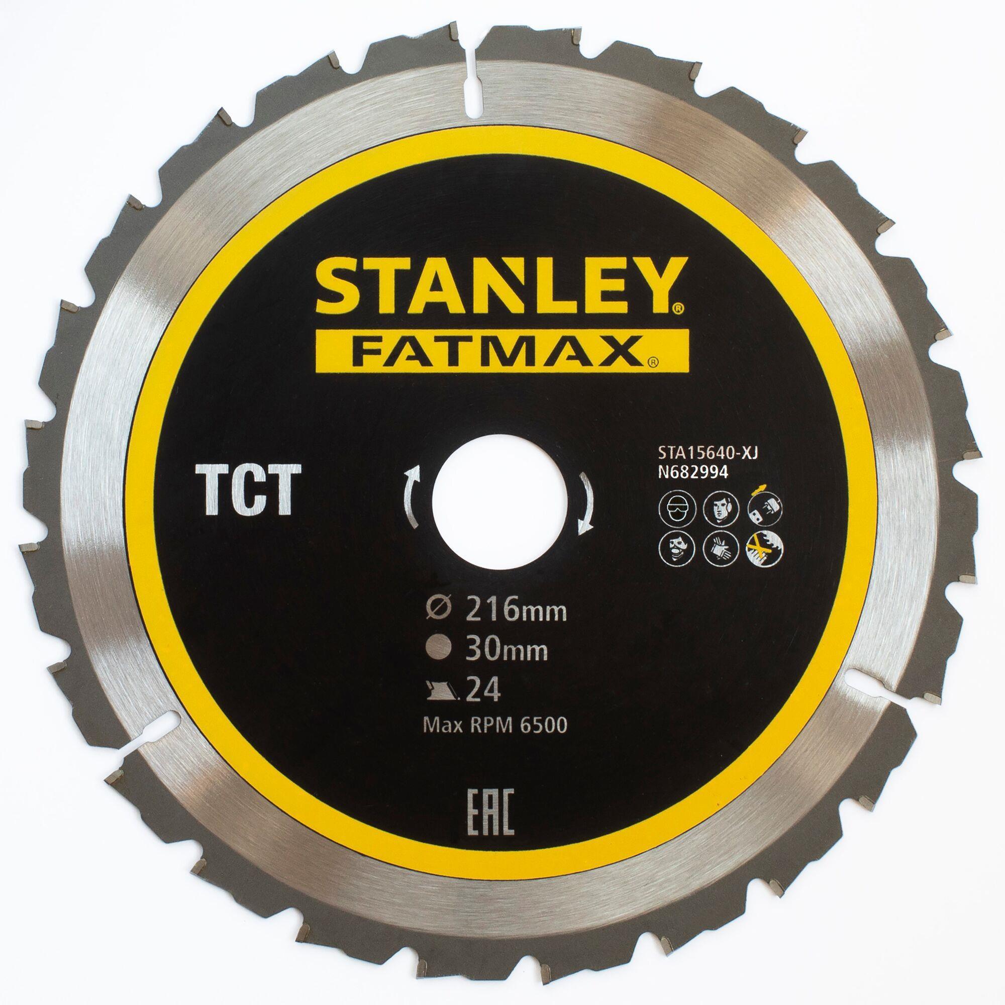 Δίσκος Ξύλου Διαμαντέ 216mm Χ 30mm X 24Δ FATMAX STANLEY