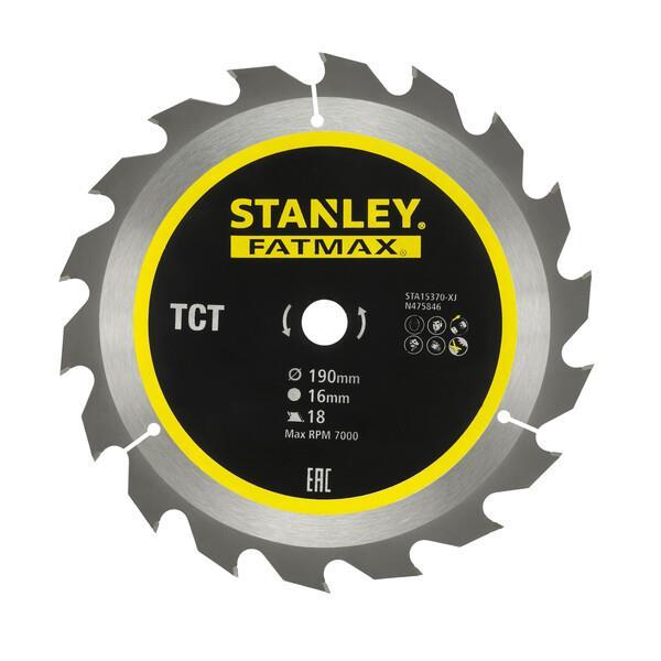 Δίσκος Ξύλου Διαμαντέ 190mm Χ 16mm X 18Δ FATMAX STANLEY