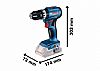 Κρουστικό Δραπανοκατσάβιδο 18V (2 Χ 3.0ΑΗ) GSB 18V-45 Professional BOSCH