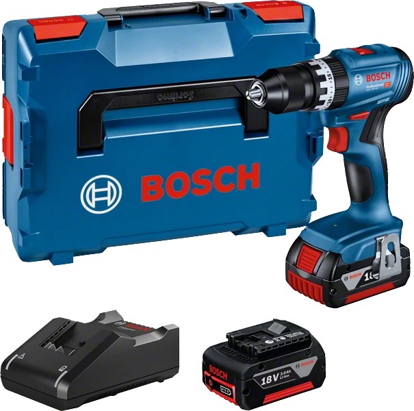 Κρουστικό Δραπανοκατσάβιδο 18V (2 Χ 3.0ΑΗ) GSB 18V-45 Professional BOSCH