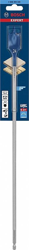 Φρεζοτρύπανο Ξύλου 24mm X 400mm EXPERT Self Cut Speed BOSCH