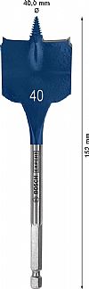 Φρεζοτρύπανο Ξύλου 40mm X 152mm EXPERT Self Cut Speed BOSCH