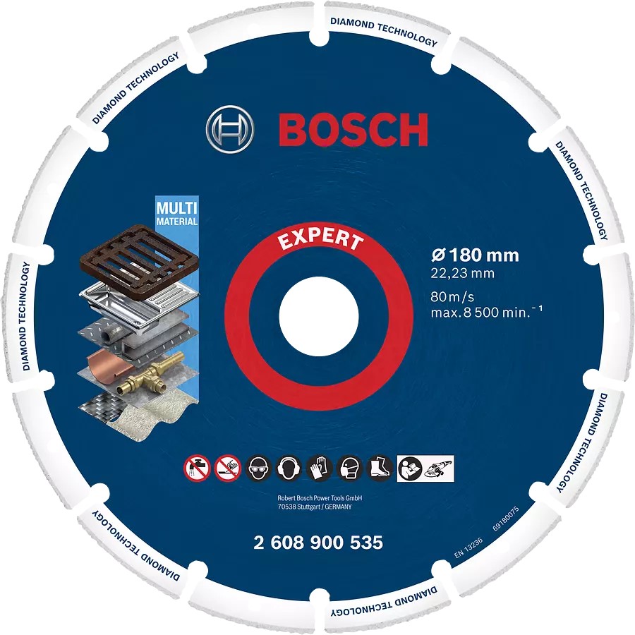 Δίσκος κοπής EXPERT Diamond Metal Wheel 180 x 22,23mm BOSCH