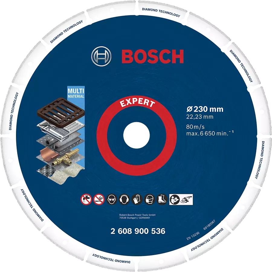 Δίσκος κοπής EXPERT Diamond Metal Wheel 230 x 22,23mm BOSCH