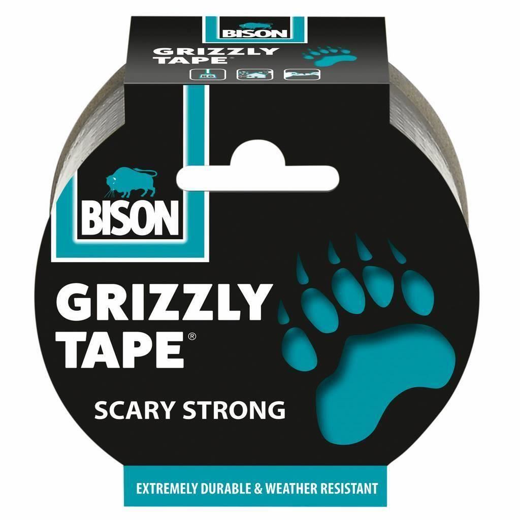BISON Grizzly Tape Πανίσχυρη Ταινία Επισκευαστική Γκρί 10m  
