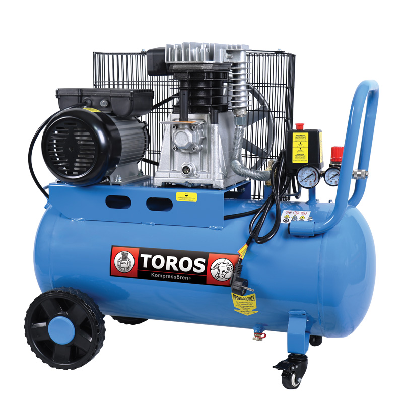 TOROS Αερυμπιεστής με Ιμάντα 50lt, 3.0Hp, 230V