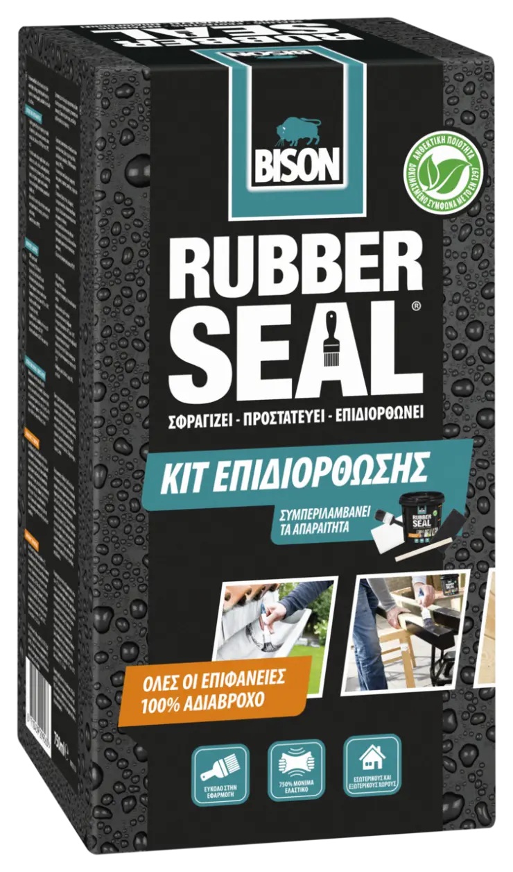 BISON Rubber Seal Πολυμερές Σφραγιστικό Κιτ 750ml