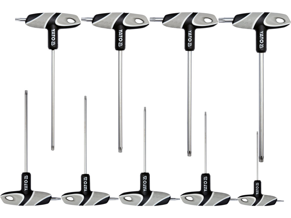 YATO YT-05615 Σετ κλειδιά T TORX Ασφαλείας 9τεμχ.
