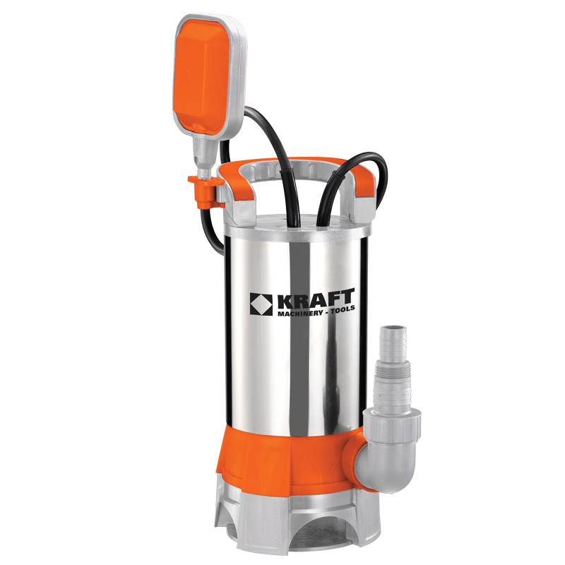 KRAFT Βυθιζόμενη Αντλία Ακαθάρτων υδάτων INOX 1100W
