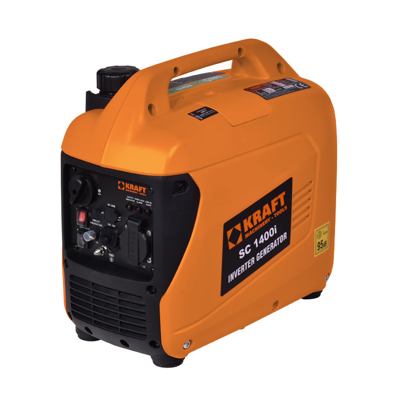 KRAFT 1400i Γεννήτρια Inverter Βενζίνης κλειστού τύπου, Χαμηλού Θορύβου, τετράχρονη με μίζα 1100W KRAFT 1400i Γεννήτρια Inverter Βενζίνης κλειστού τύπου, Χαμηλού Θορύβου, τετράχρονη με μίζα 1100W