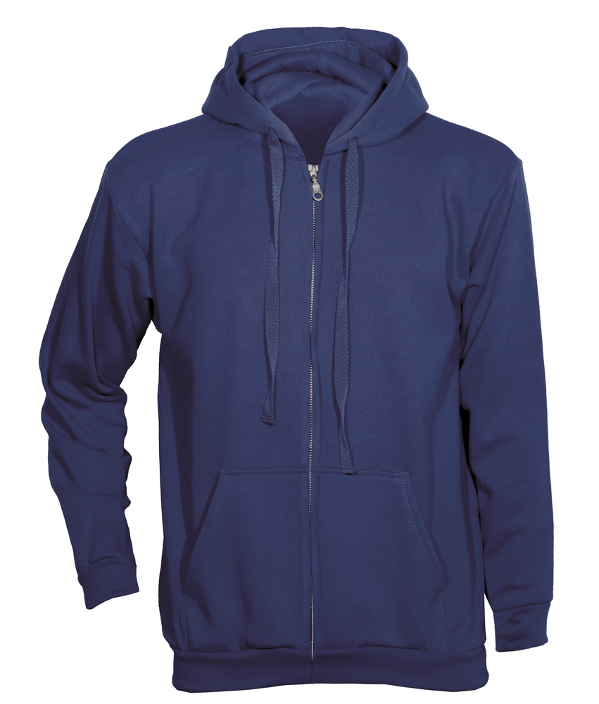 KPrime Φούτερ ζακέτα, κουκούλα,φερμουάρ πλαϊνες και μπροστινή τσέπη, Σκούρο Μπλέ σειρά SWZ 280C