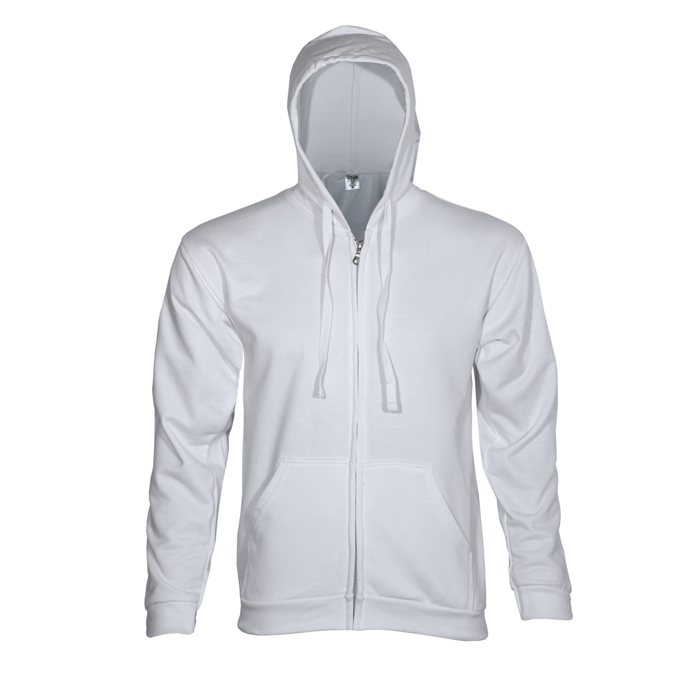 KPrime Φούτερ ζακέτα, κουκούλα,φερμουάρ πλαϊνες και μπροστινή τσέπη, Λευκό σειρά SWZ 280C KPrime Φούτερ ζακέτα, κουκούλα,φερμουάρ πλαϊνες και μπροστινή τσέπη, Λευκό σειρά SWZ 280C