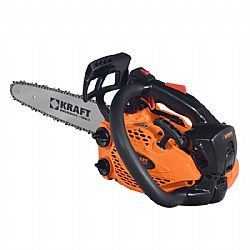 KRAFT Χαμηλού Βάρους 2.5kg κλαδευτικό Αλυσοπρίονο Βενζίνης 25cc, 1,1 HP με Λάμα Carving 25cm