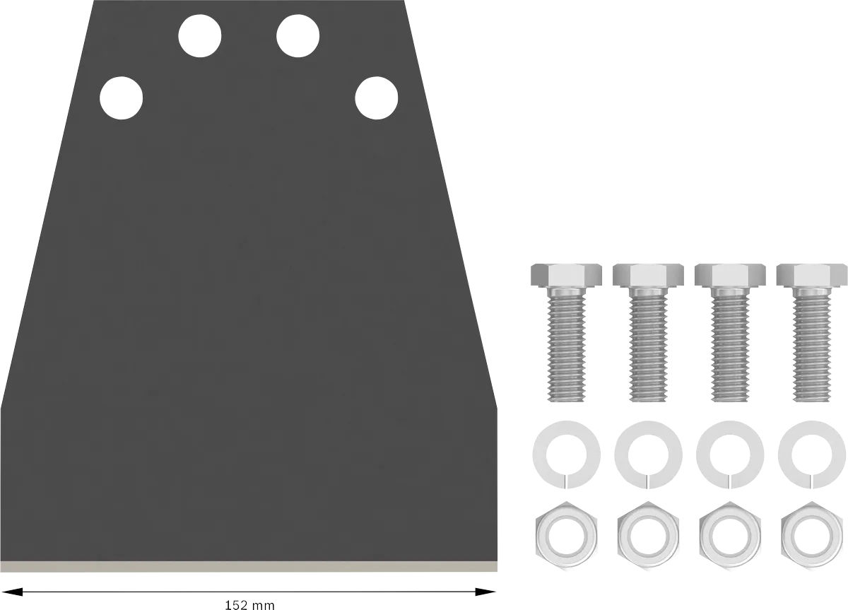BOSCH Σετ αντικατάστασης ξύστρας δαπέδου PRO SDS max, 152mm BOSCH Σετ αντικατάστασης ξύστρας δαπέδου PRO SDS max, 152mm