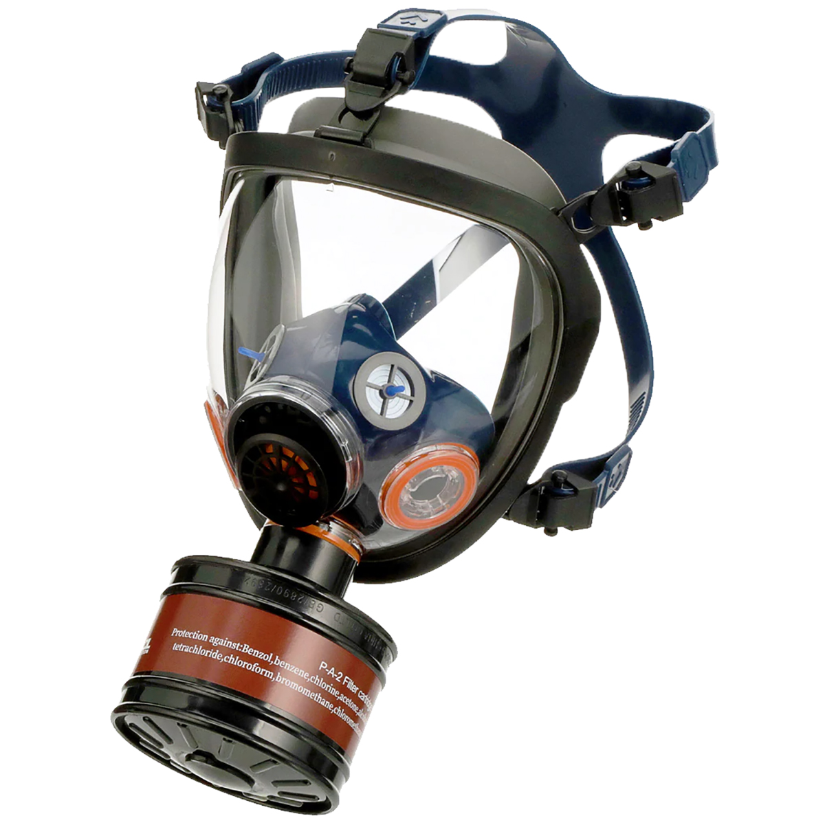 FINERGO FR-6500 Μάσκα Προστασίας Ολόκληρου Προσώπου (Full Face) με ειδική επίστρωση TEFLON για Μονό Φίλτρο (Χωρίς Φίλτρο)