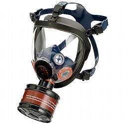 FINERGO FR-6500 Μάσκα Προστασίας Ολόκληρου Προσώπου (Full Face) με ειδική επίστρωση TEFLON για Μονό Φίλτρο (Χωρίς Φίλτρο) Σιλικόνης