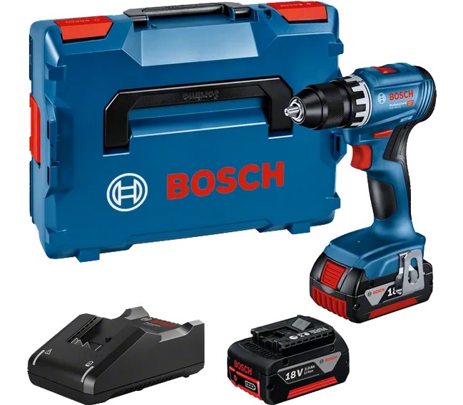 BOSCH PRO GSR 18V-45 Δραπανοκατσάβιδο Mπαταρίας 18V Λιθίου (2 Χ 3.0ΑΗ)