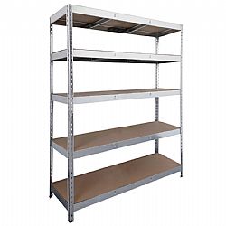 BULLE Μεταλλική ραφιέρα γαλβανιζέ 300kg/ράφι, 5 ράφια 100x50x200cm