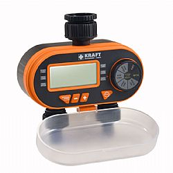 KRAFT Αυτόματος Προγραμματιστής Ποτίσματος 2 εξόδων με οθόνη LCD