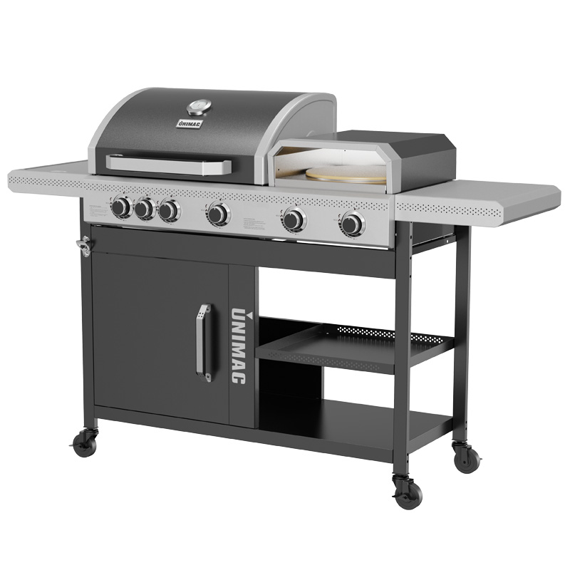 UNIMAC FLEXY Ψησταριά Υγραερίου 3 σε 1: BBQ+PIZZA OVEN+PLANCHA UNIMAC FLEXY Ψησταριά Υγραερίου 3 σε 1: BBQ+PIZZA OVEN+PLANCHA